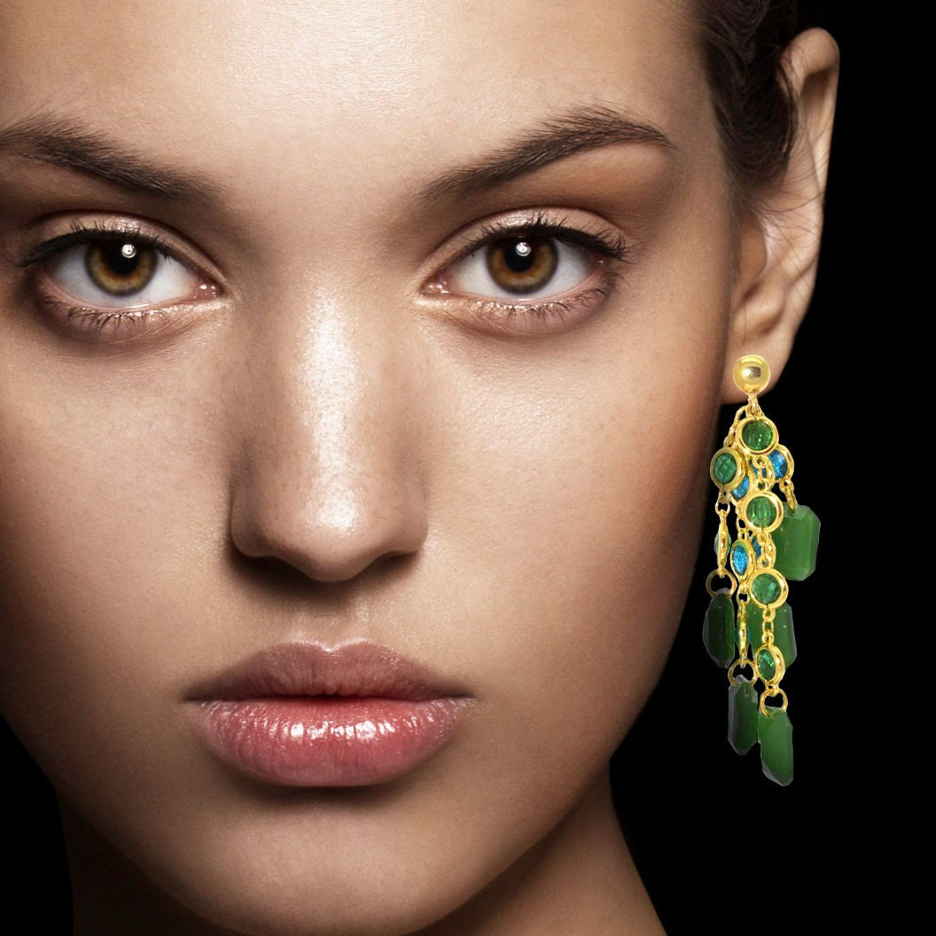 Miccy's | Aquamarino | Crystal Earrings