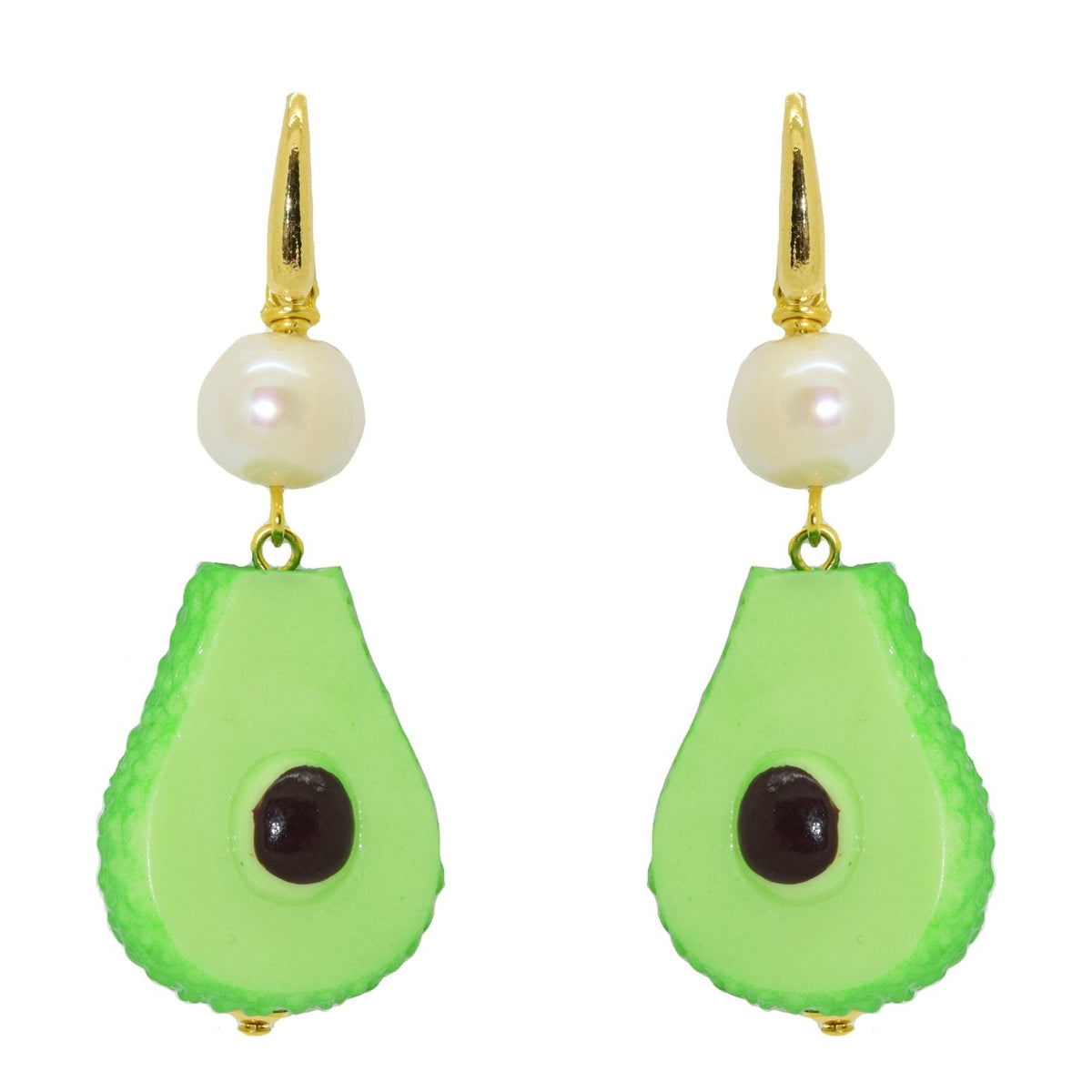 Miccy's Avocados Resin earrings