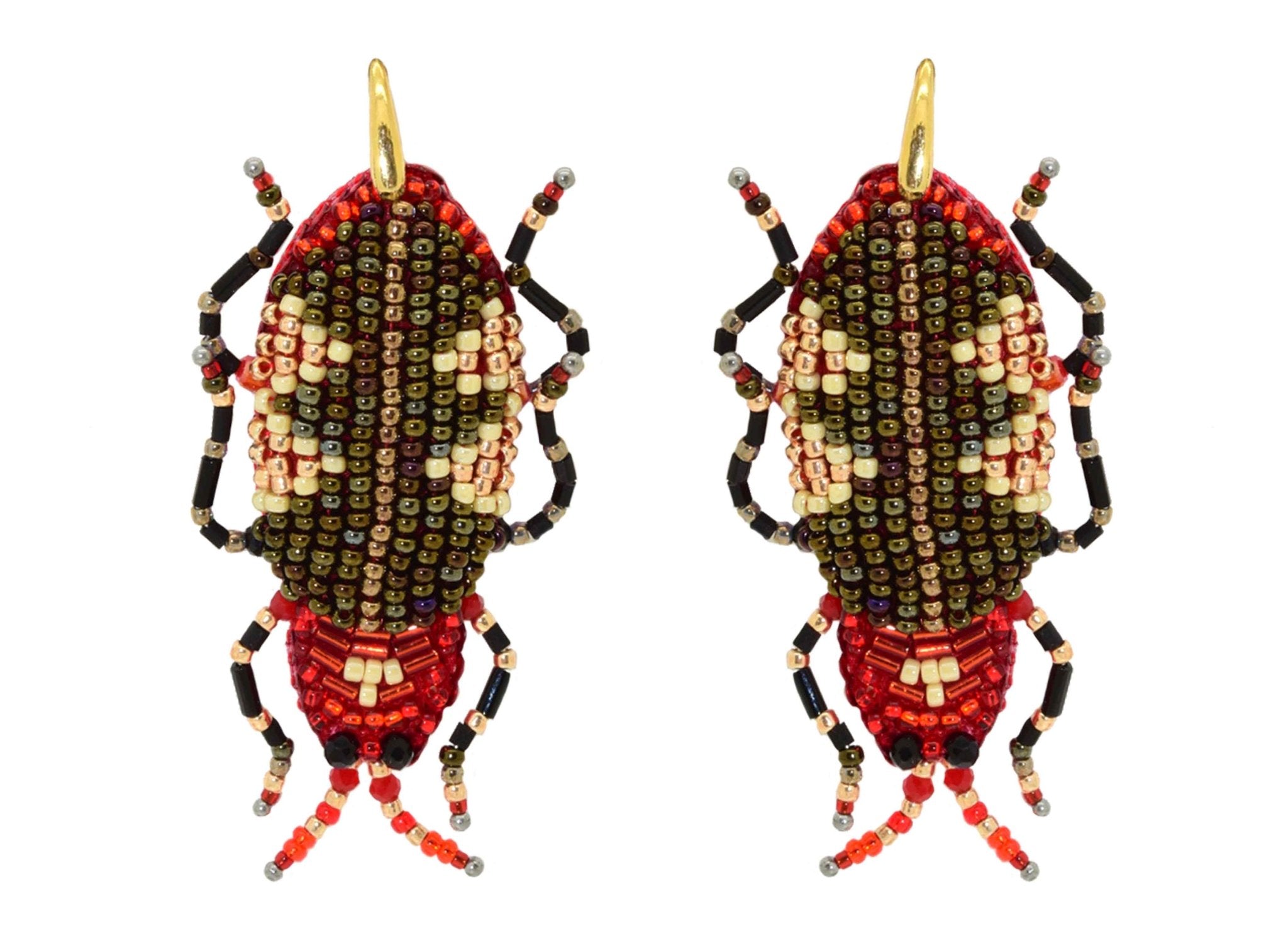 Miccy's | Beetle Juice | PatchArt Earrings