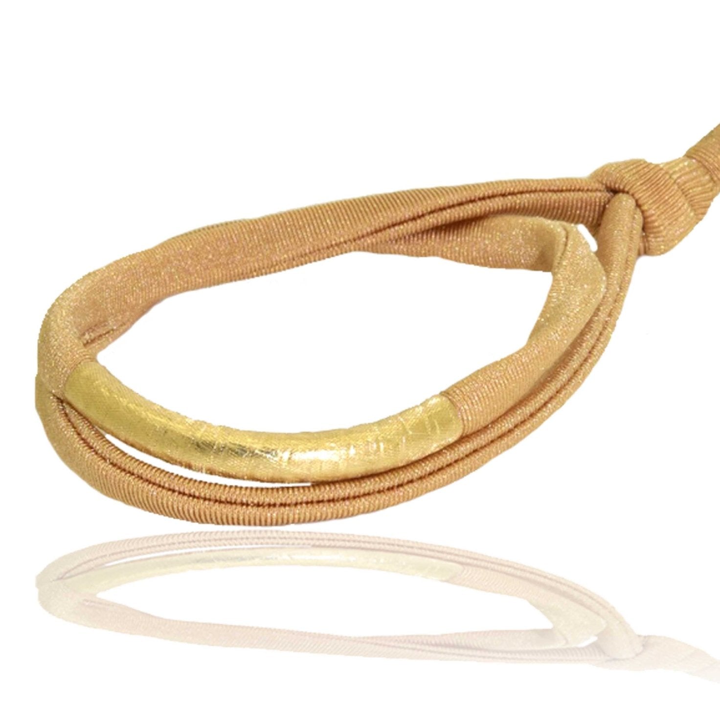 Miccy's | Camel 14K Golden Tube Bracelet