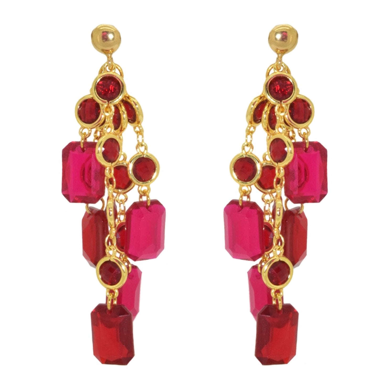 Miccy's | Carmine | Crystal Earrings