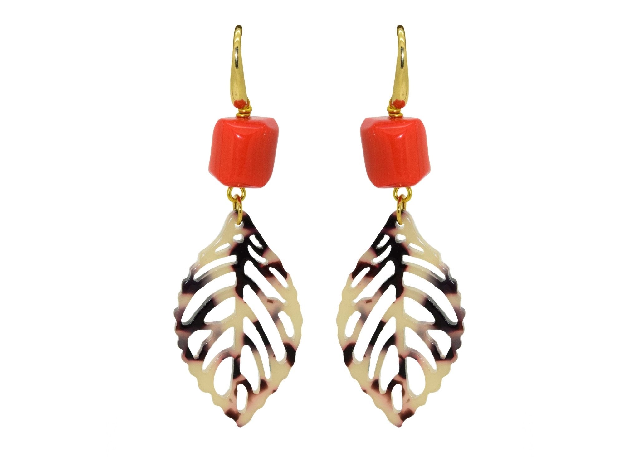 Miccy's | Coral Poplar | Resin Earrings