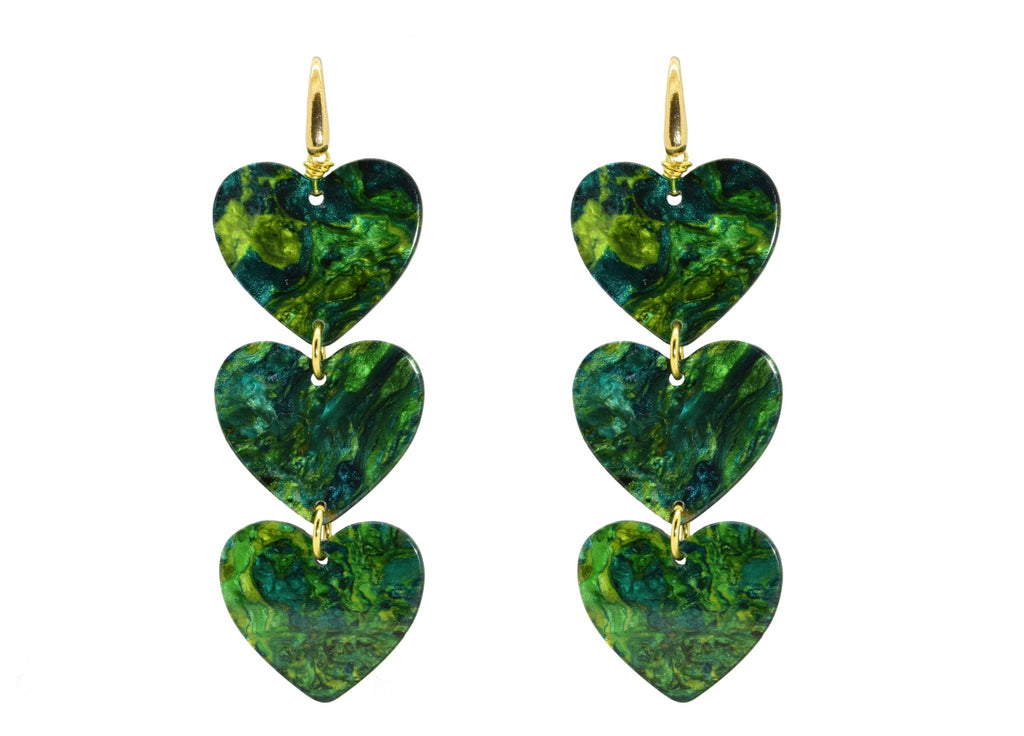 Miccy's | Heart of the Jungle | Resin Earrings