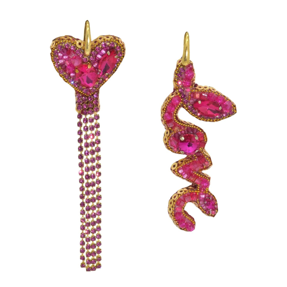 Miccy's | L'Amour Pink | PatchArt Earrings