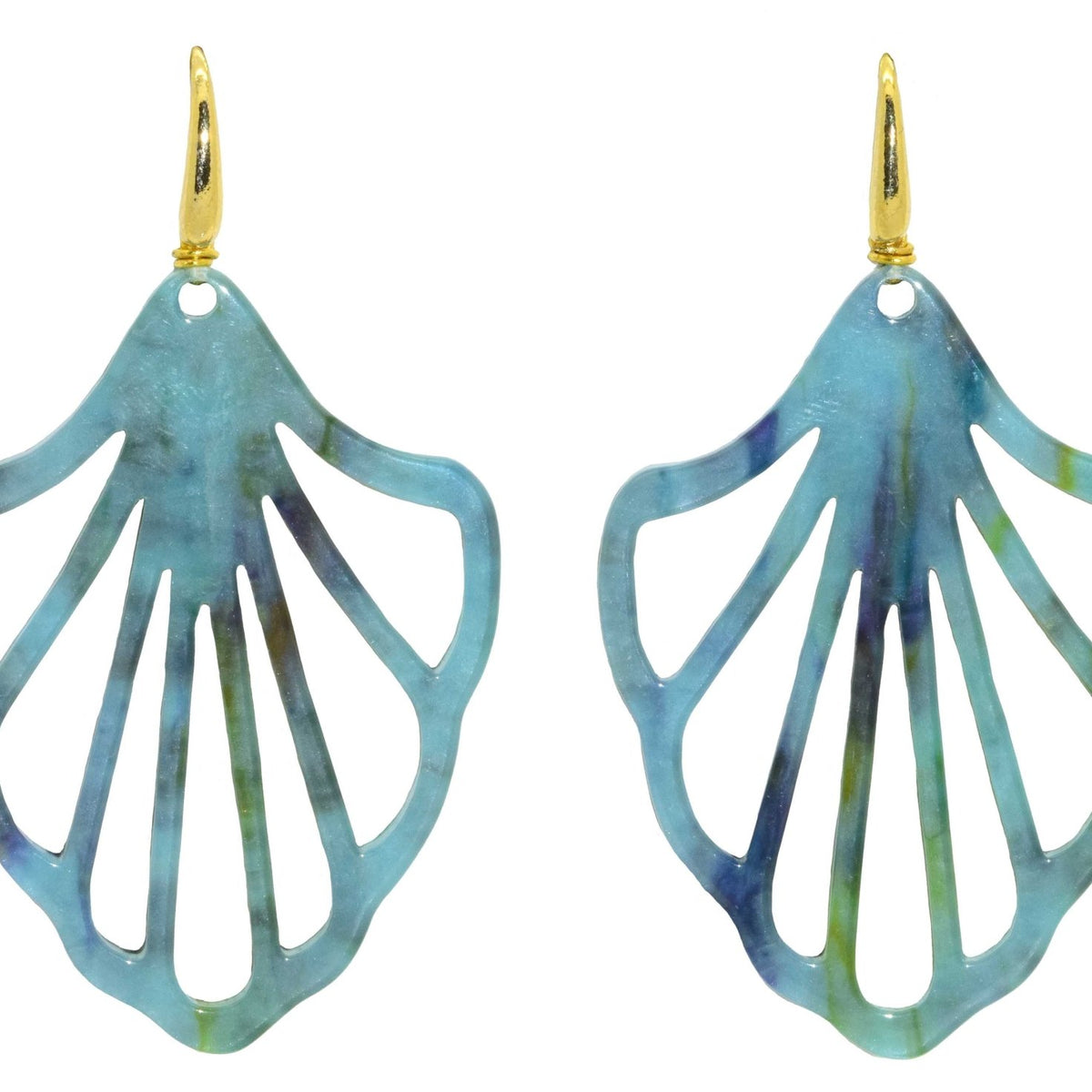Miccy's Lempicka Scuba Resin earrings