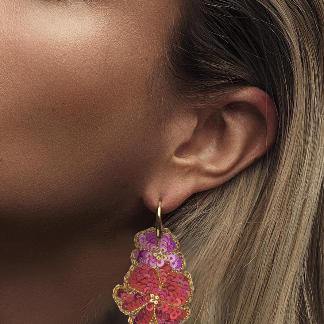 Miccy's | Mini Mariposa pink | PatchArt Earrings