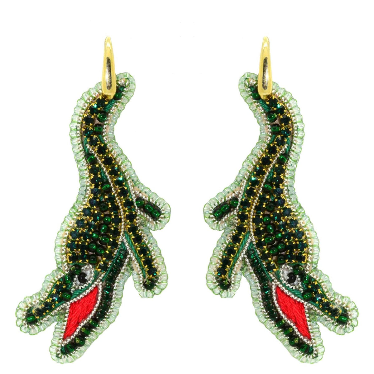 Miccy's | See you later Alligator | PatchArt Earrings