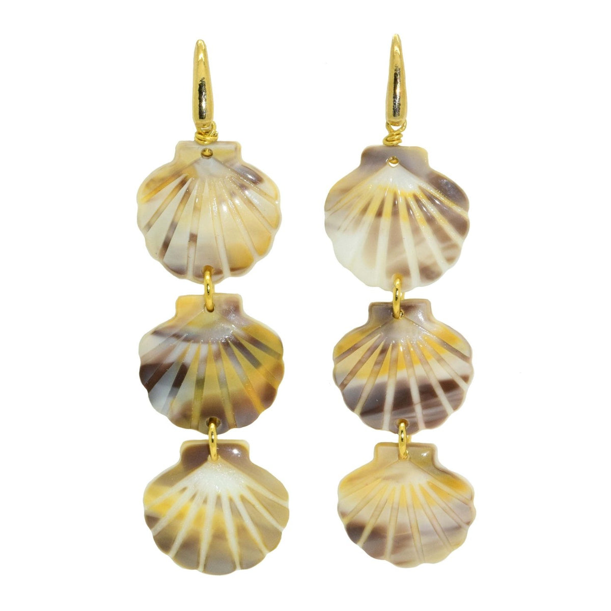 Miccy's Shell Yeah! Resin earrings