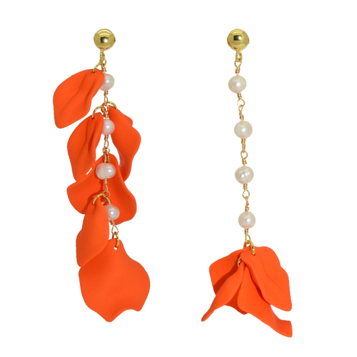 Miccy's Tangarine Rosa Resin earrings