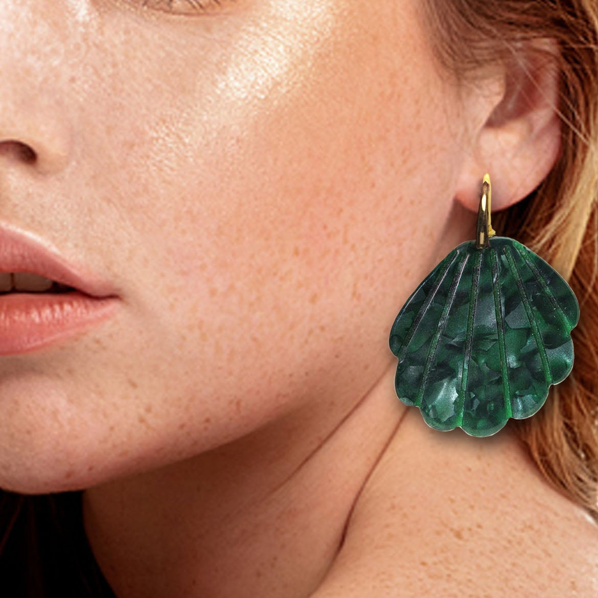 Miccy's | Kerang Green | Resin Earrings