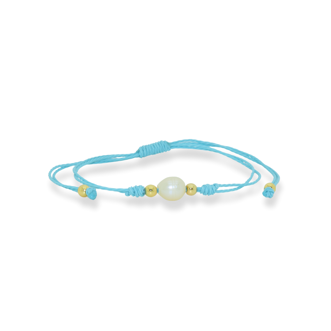 Miccy's | Baby Blue Single Pearl Friendship Bracelet – Miccy's Jewelz ...