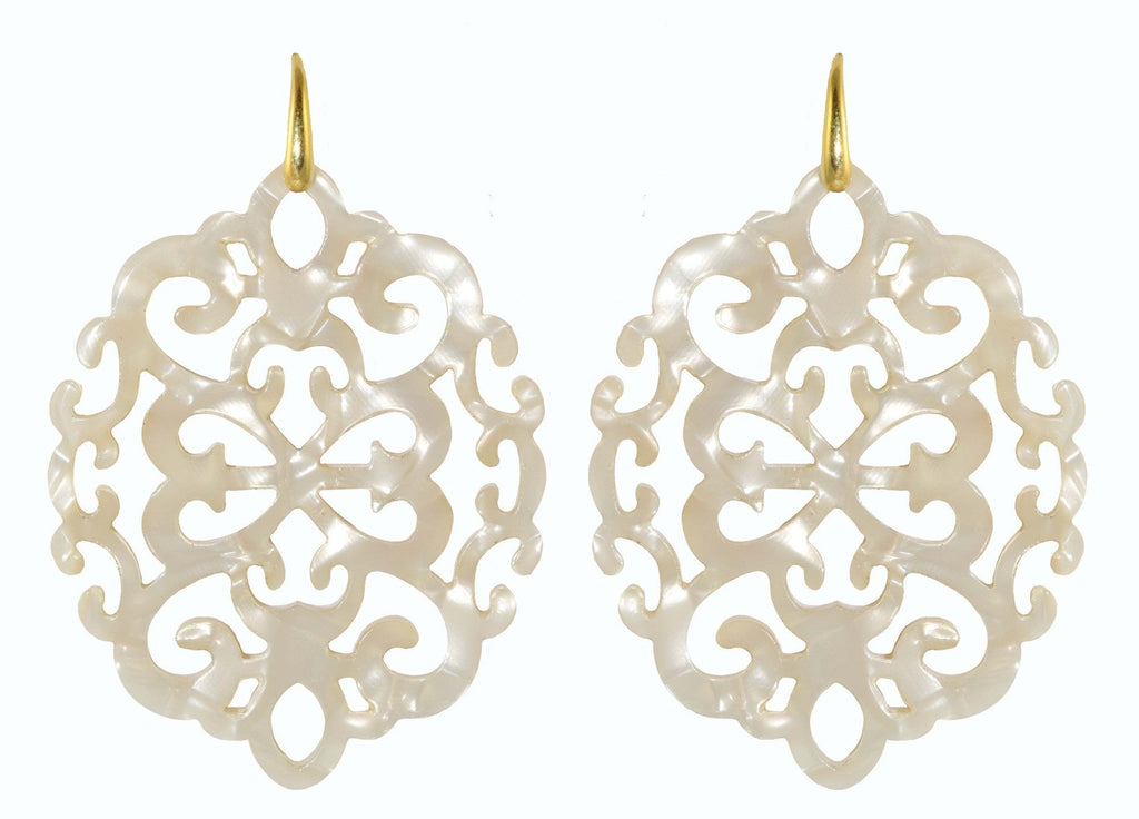Ahlan Vanilla Custard | Resin Earrings - Miccy's Jewelz Europe