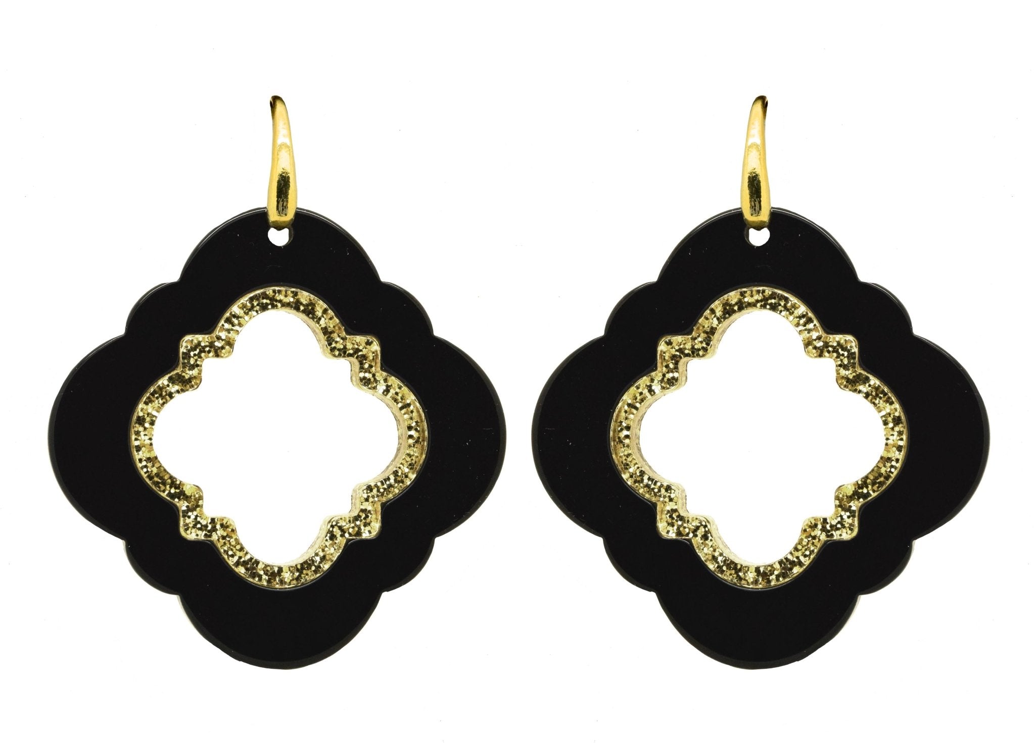 Miccy's | Black Caviar| Petite | Resin Earrings