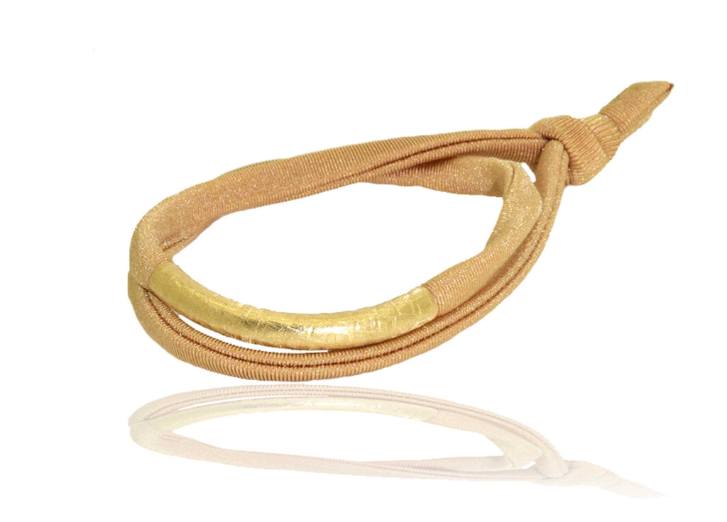 Camel 14K Golden Tube Bracelet - Miccy's Jewelz Europe