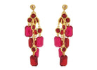 Miccy's | Carmine | Crystal Earrings