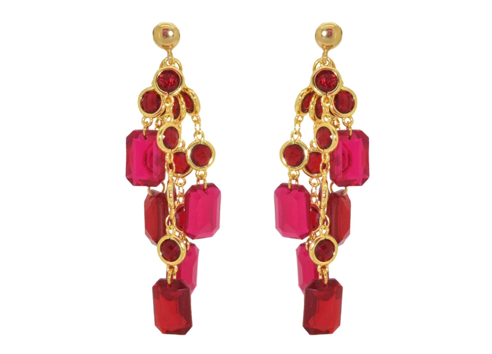 Miccy's | Carmine | Crystal Earrings