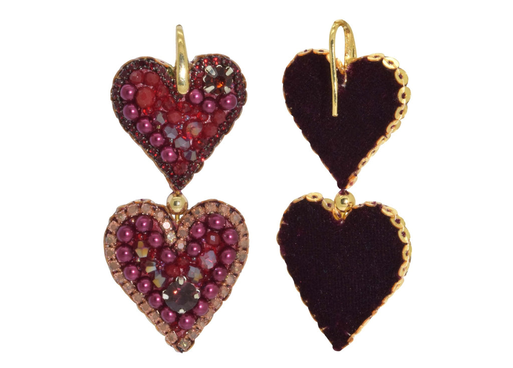 Hearts | PatchArt Earrings - Miccy's Jewelz Europe