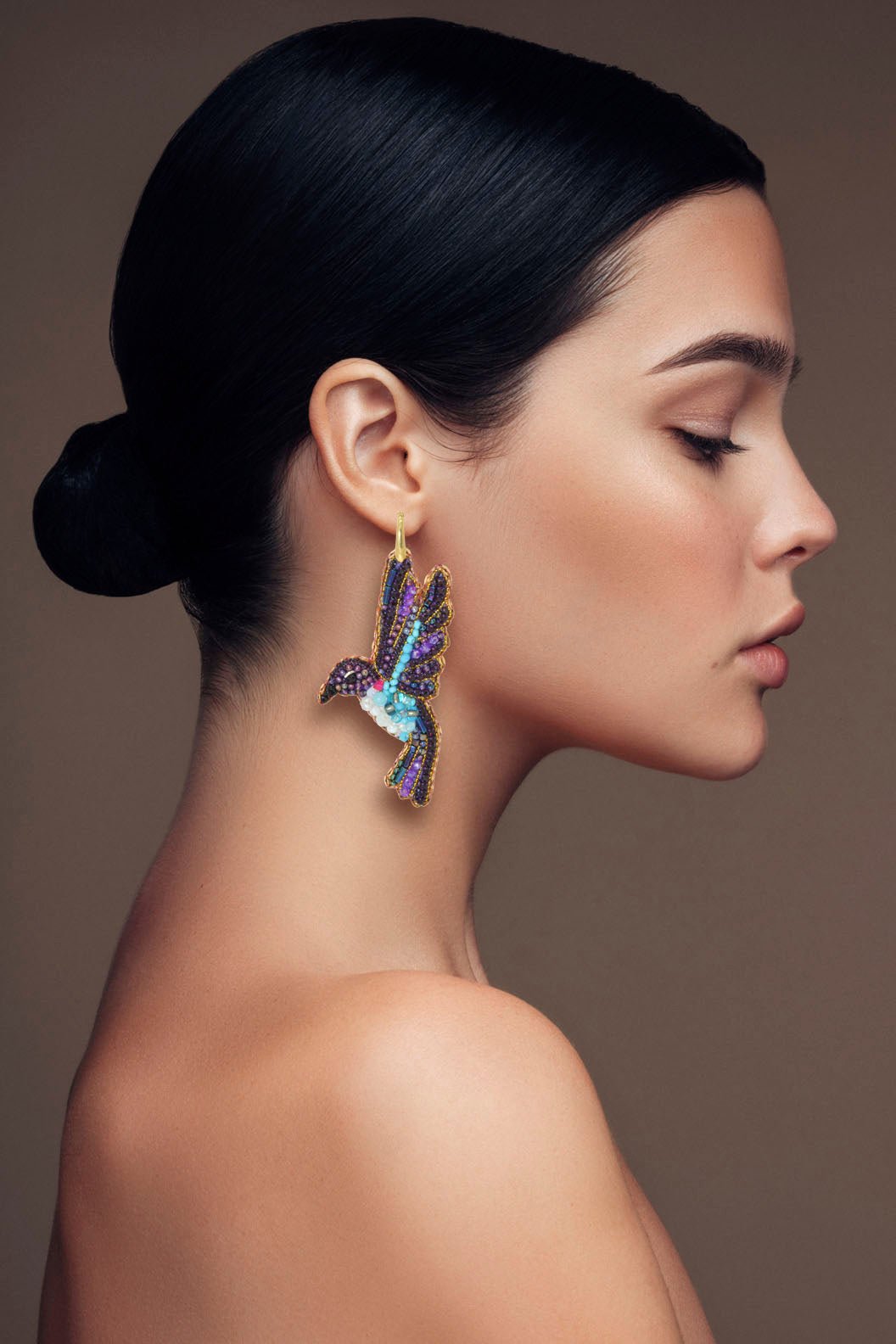 Hummingbird | PatchArt Earrings - Miccy's Jewelz Europe