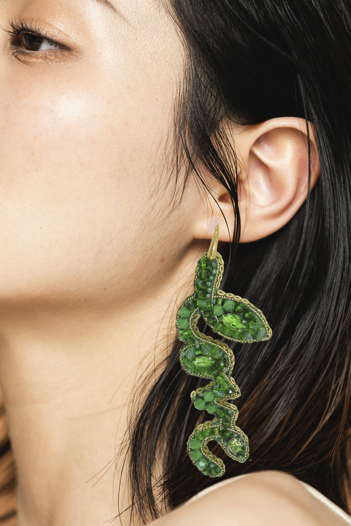 Miccy's | L'Amour Emerald | PatchArt Earrings