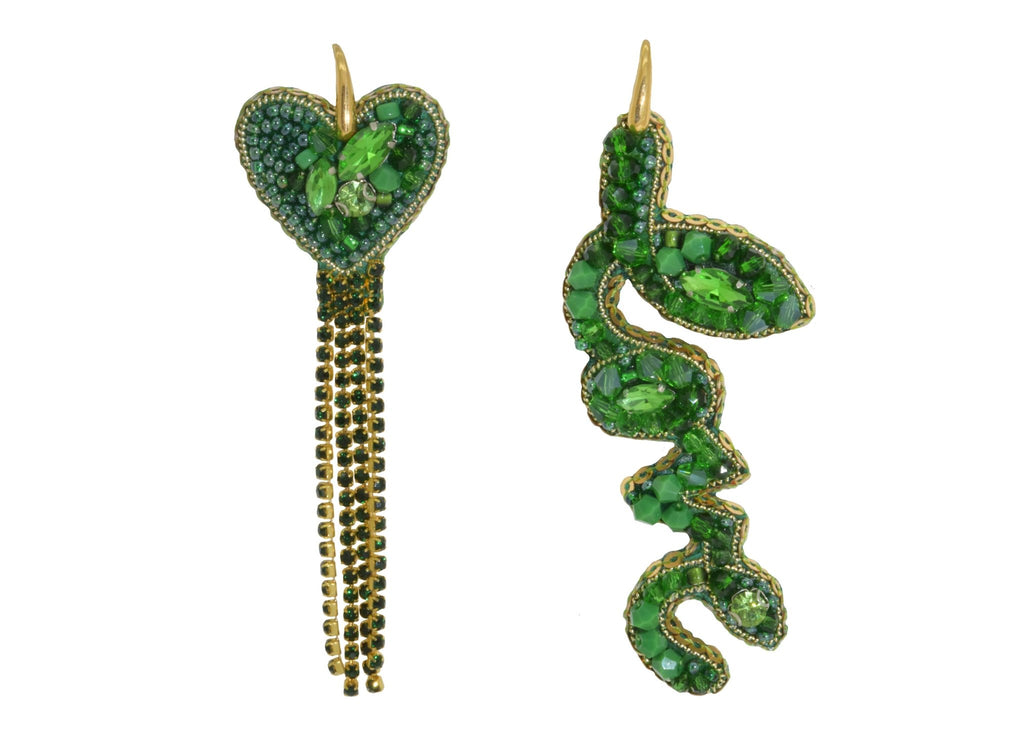 Miccy's | L'Amour Emerald | PatchArt Earrings