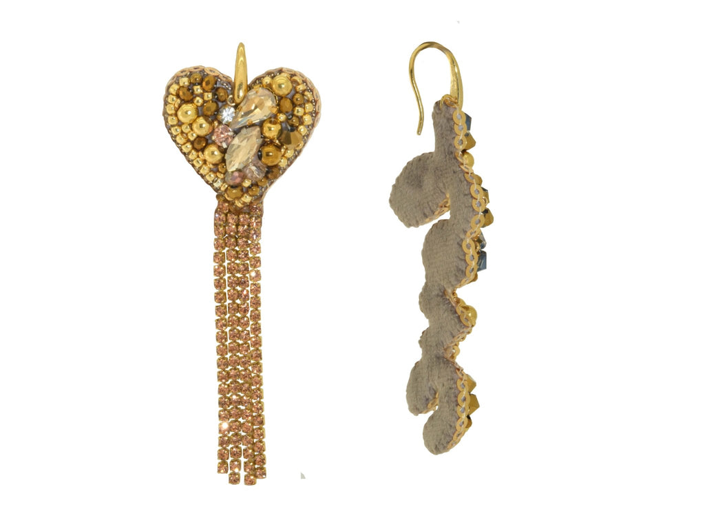 Miccy's | L'Amour Gold | PatchArt Earrings