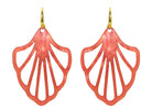 Miccy's | Lempicka Coral | Resin Earrings