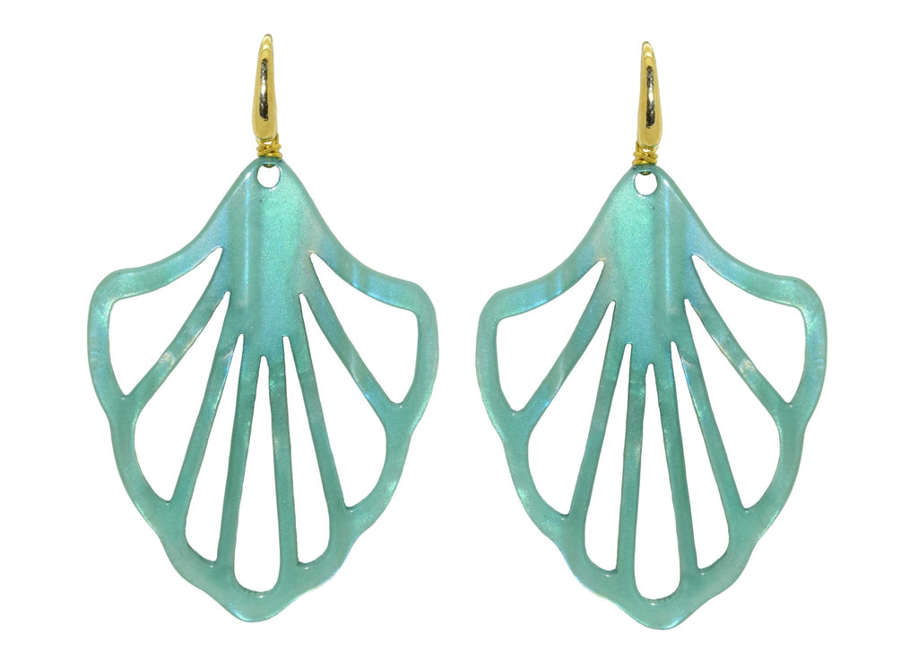 Miccy's | Lempicka Sea Green | Resin Earrings