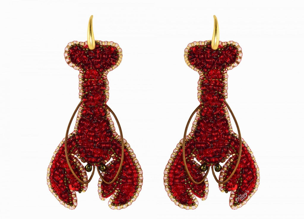 Miccy's | Lobsters | PatchArt Earrings