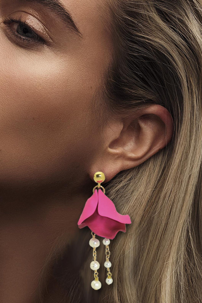 Miccy's | Lou Lou Pink | Resin Earrings
