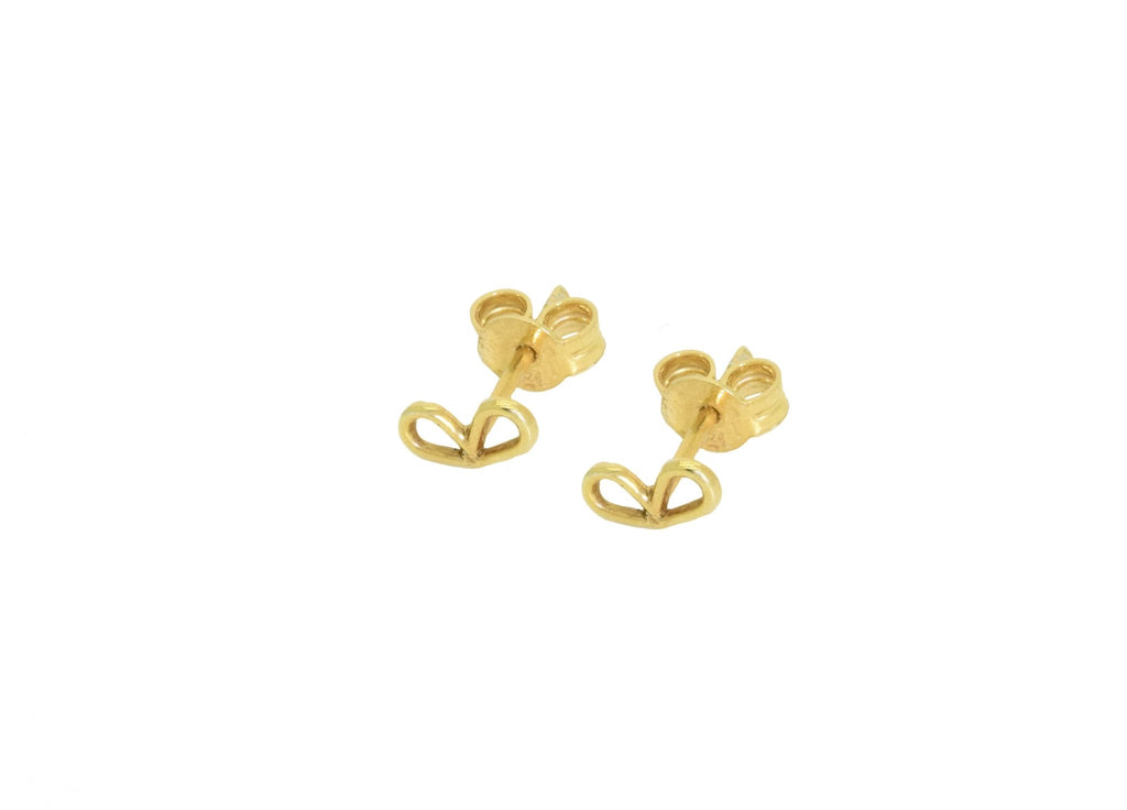 Miccy's | Miccy's Bow XS (1 pair) | Gold Line Earrings