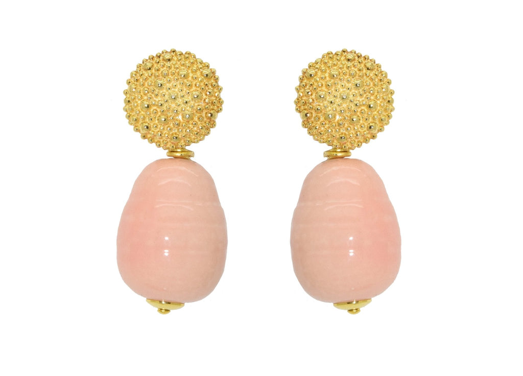 Miccy's | Nude Majorca Pearl Drops | Shell Earrings