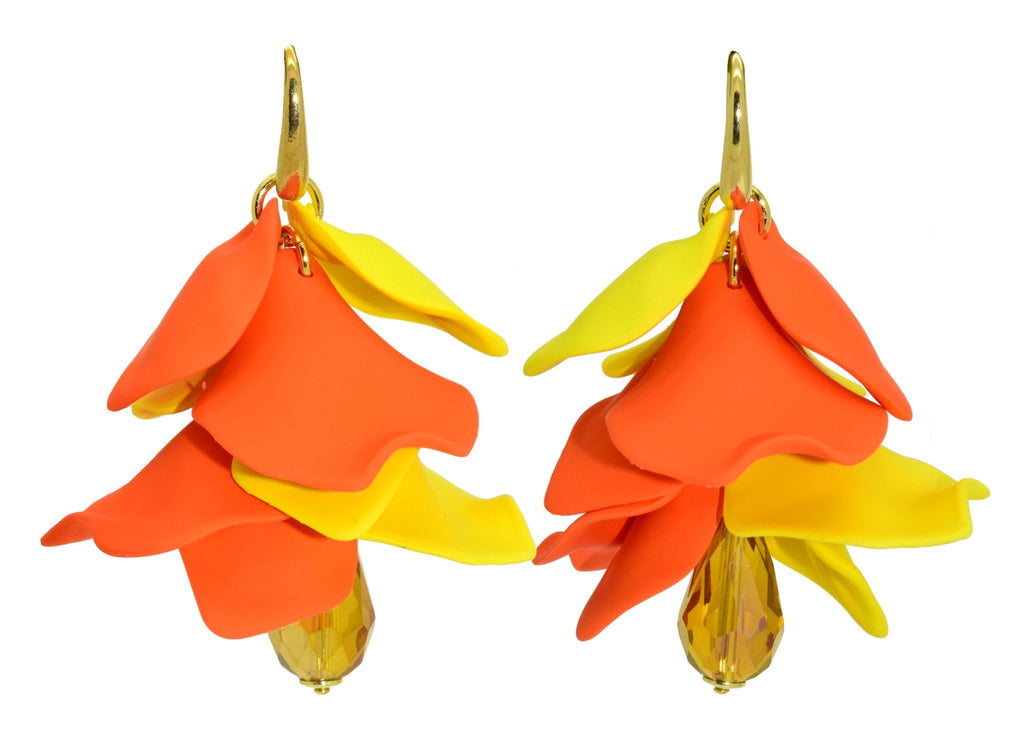 Miccy's | Orange Lily | Resin Earrings