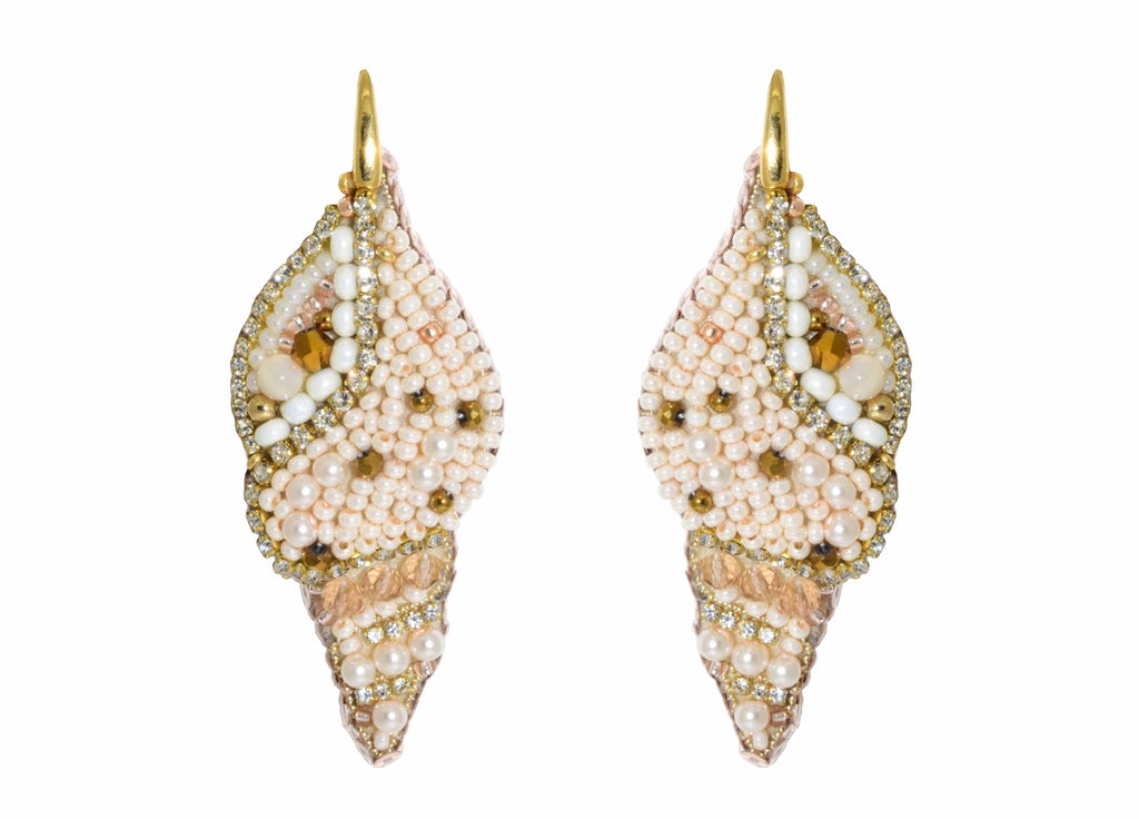 Paradiso Ivory | PatchArt Earrings - Miccy's Jewelz Europe