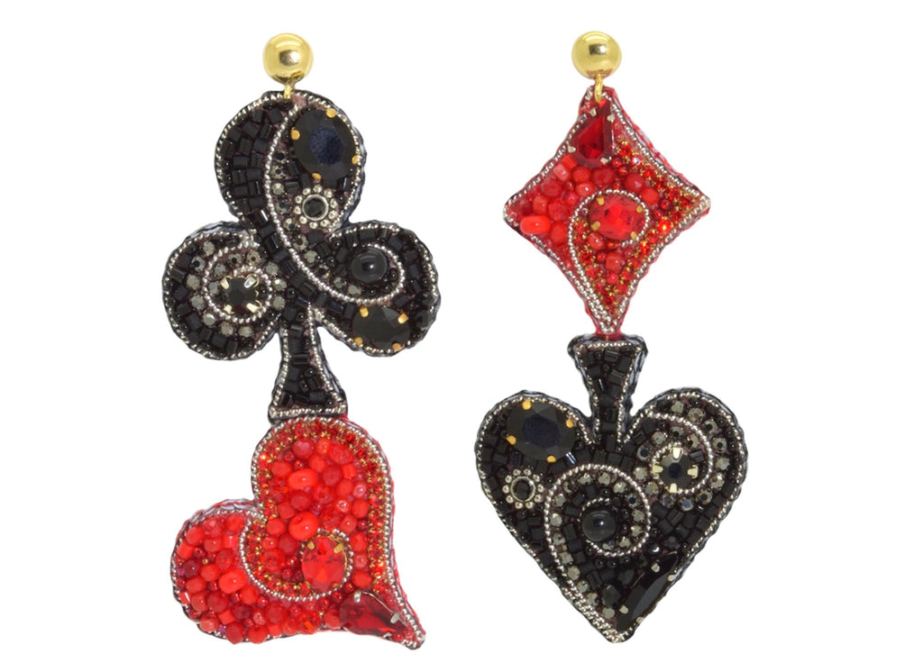 Playing Card 2.0 | PatchArt Earrings - Miccy's Jewelz Europe