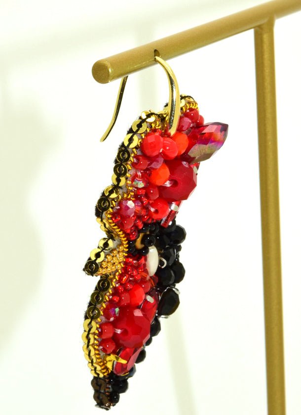 Miccy's | Rooster | PatchArt Earrings