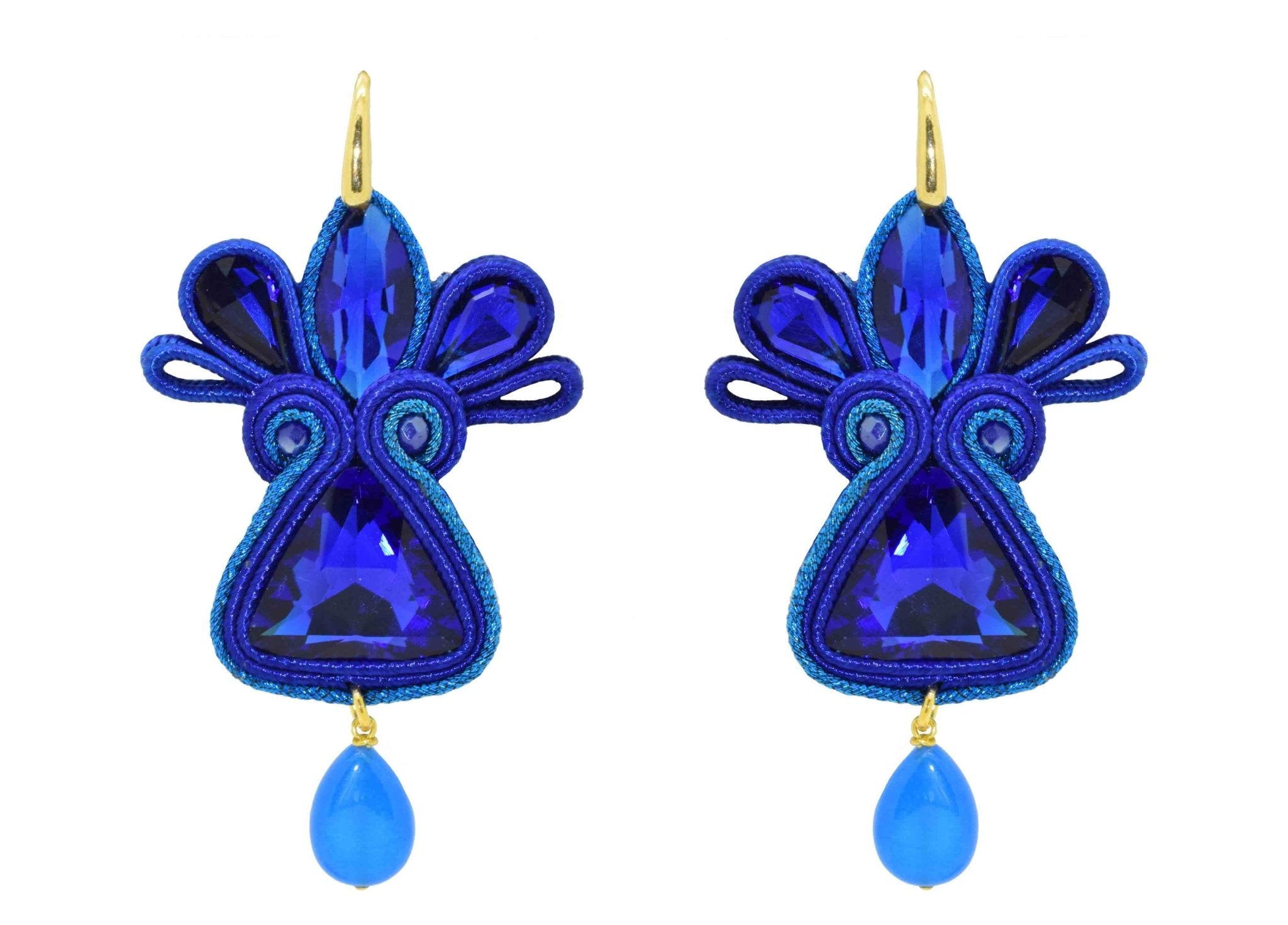 Miccy's | Royal Blue Angels | Velvet Dreams Earrings