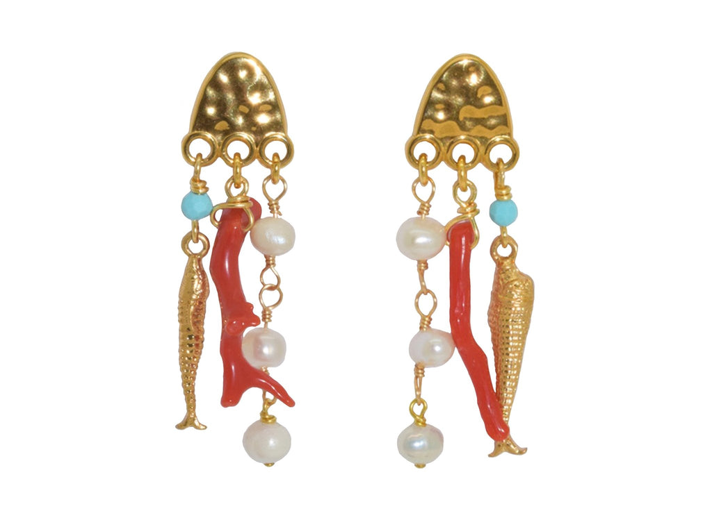 Sea life | Gemstone Earrings - Miccy's Jewelz Europe
