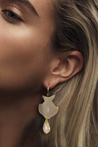 Miccy's | Shark Bait Taupe | Resin Earrings