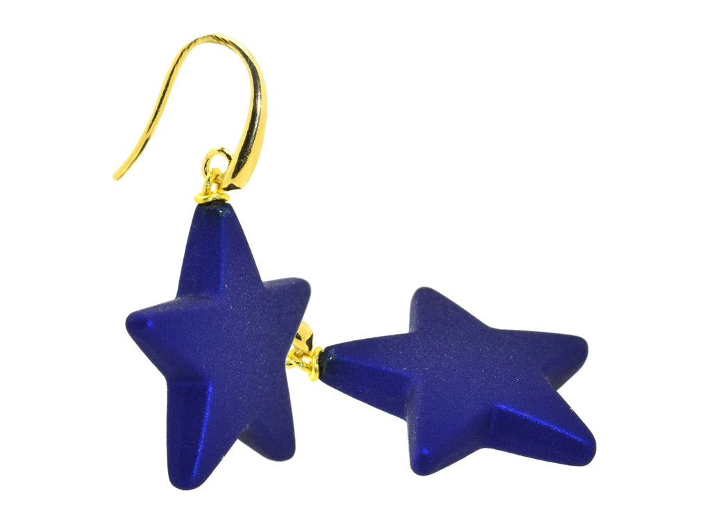 Single Star Blue | Resin Earrings - Miccy's Jewelz Europe