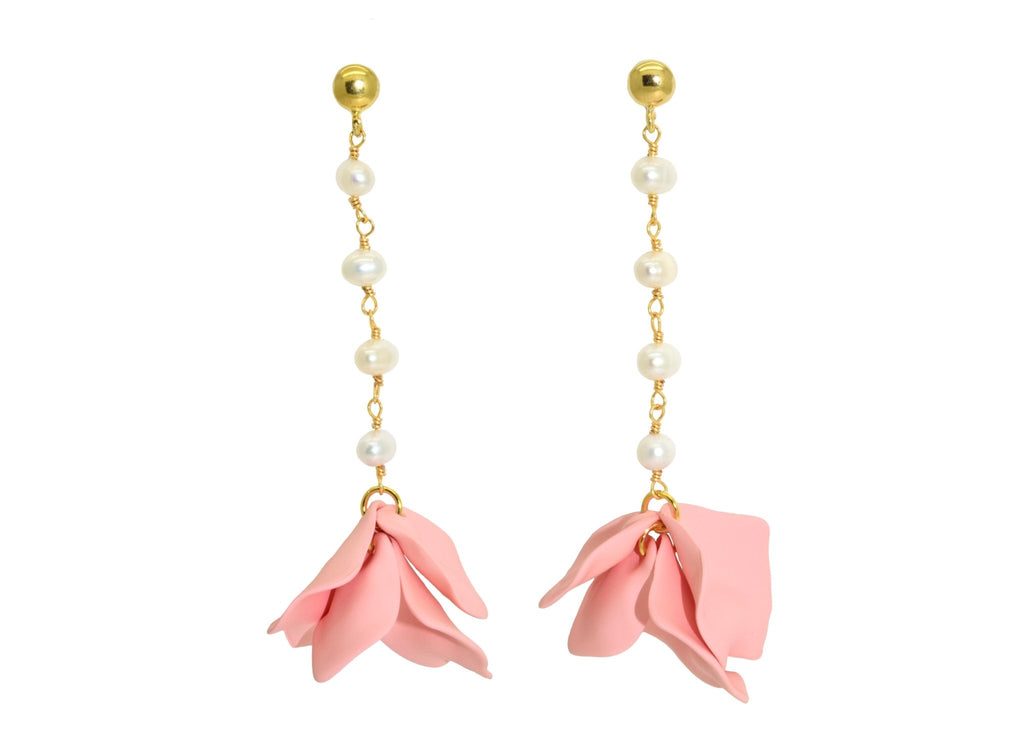 Miccy's | Soft Pink Rosa | Resin Earrings