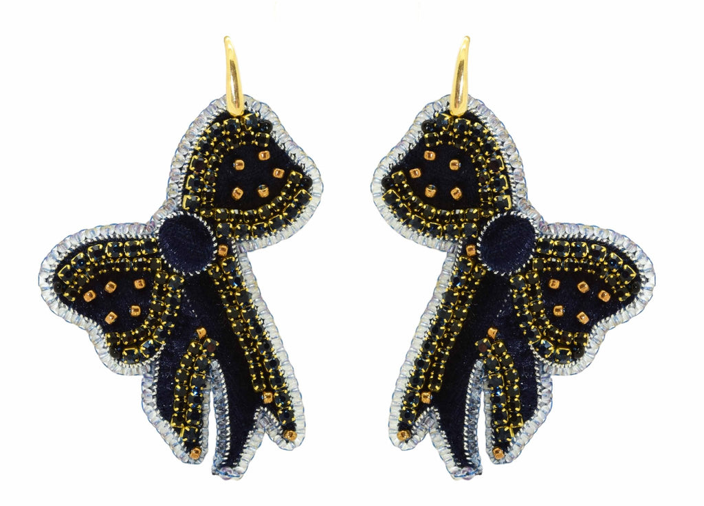 Miccy's | Sparkle Wherever you Bow | PatchArt Earrings