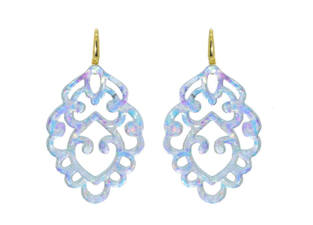 Miccy's | Sulley Ice Blue | Resin Earrings