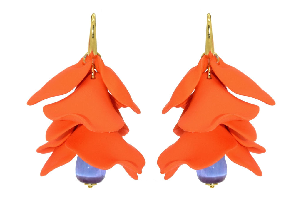 Miccy's | Tangerine Lily | Resin Earrings