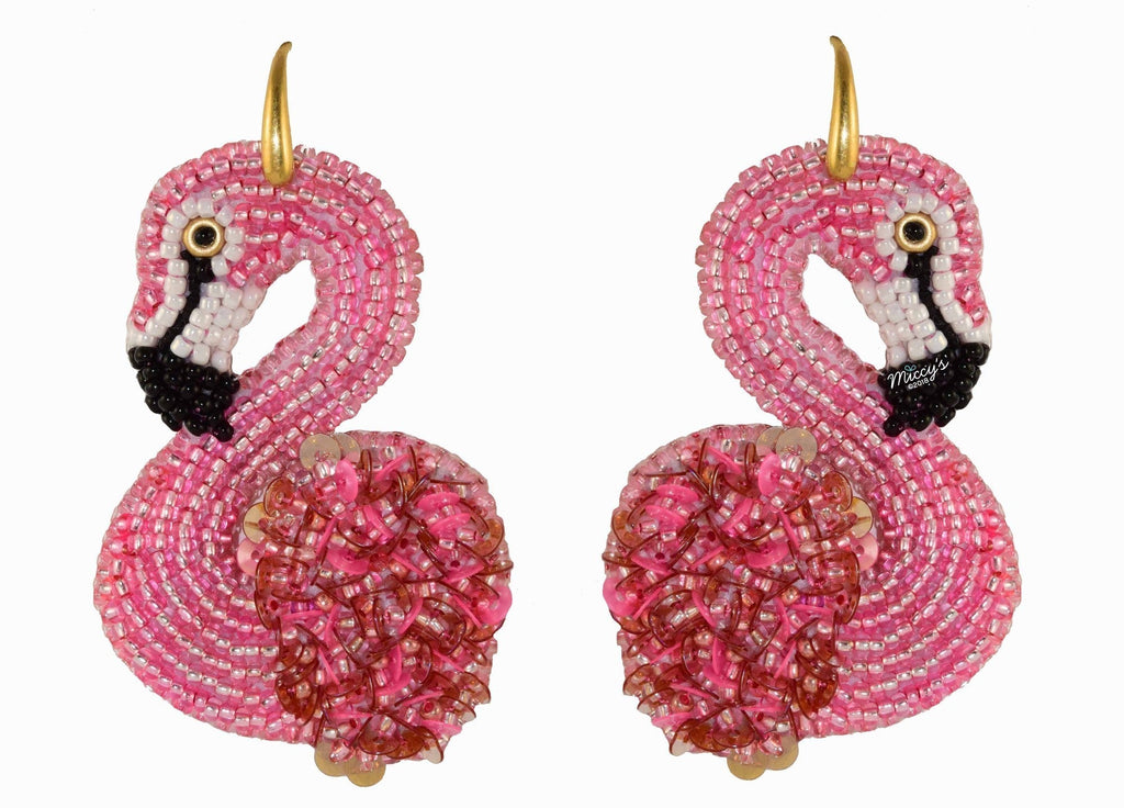 Miccy's | The New Flamingo | PatchArt Earrings