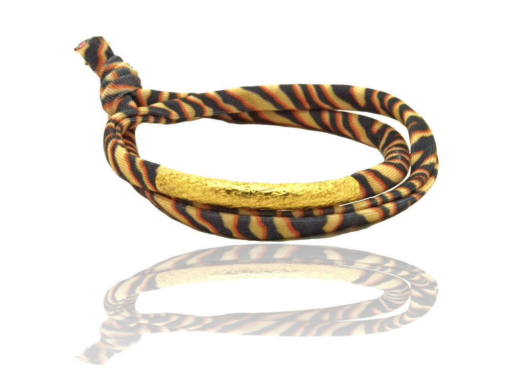 Miccy's | Tiger 14K Golden Tube Bracelet