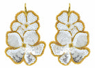 Miccy's | White Mariposa | PatchArt Earrings