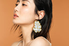 Miccy's | White Mariposa | PatchArt Earrings