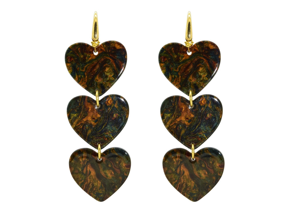 Wild at Heart | Resin Earrings - Miccy's Jewelz Europe
