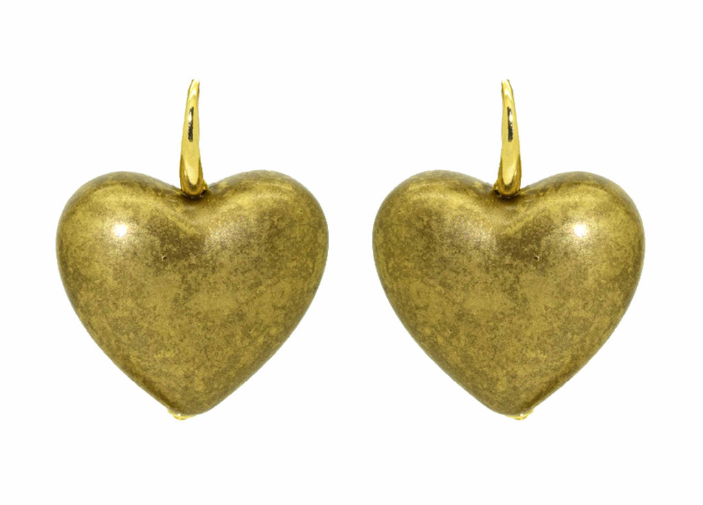Brasso Hearts | Resin Earrings