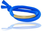 Miccy's | Electric Blue 14K Golden Tube Bracelet